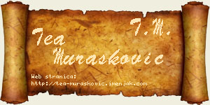Tea Murašković vizit kartica